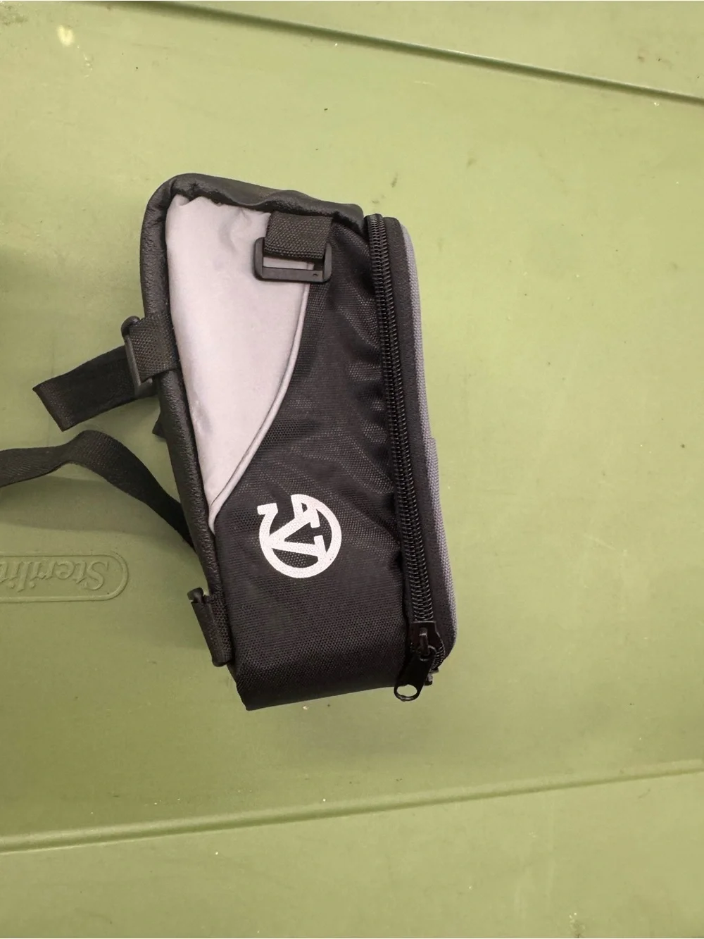 Black Bike Handlebar Phone Pouch with Touchscreen Window